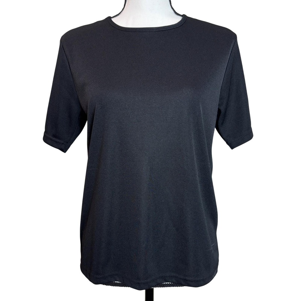 Fundamental Things‎ Black Short Sleeve Top Minimalist Basic Tee Normcore Medium